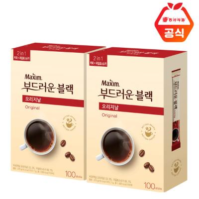 [맥심] 부드러운 블랙 오리지날 100T+100T (총200T)