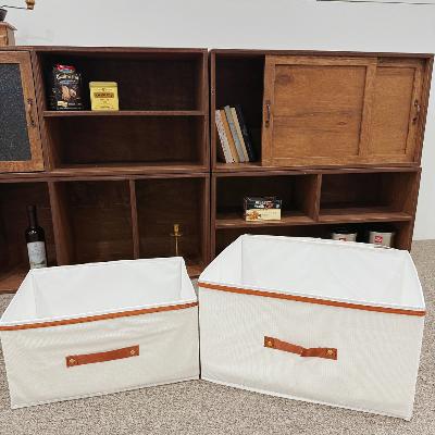 리빙밸류 접이식 리빙박스 패브릭 정리함 이불 옷 언더베드 보관함 수납박스