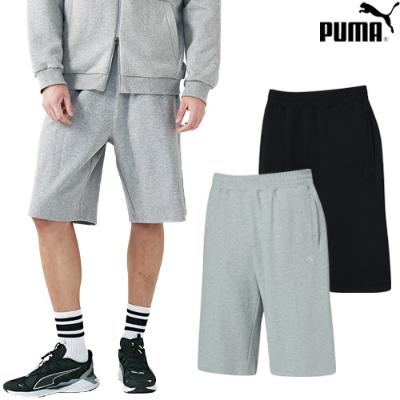 [푸마] ★25FW★ 와이드핏 하프팬츠 PU5348 /색상사이즈선택:라이트그레이,블랙/90~110