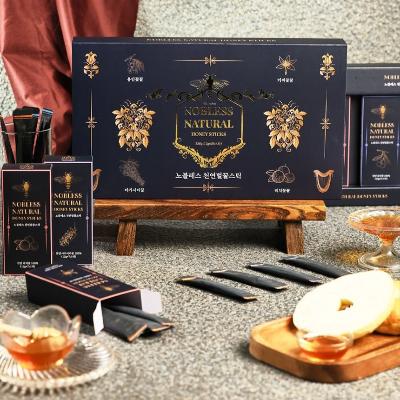 [노블레스] 천연벌꿀스틱 세트 (12gx28스틱)/리치꽃꿀/아카시아꿀/커피꽃꿀/용안꽃꿀