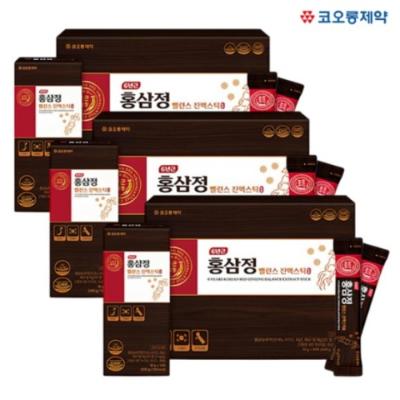 [3박스구성] 코오롱제약 6년근 홍삼정 밸런스 진액스틱 (30포)/건강기능식품/5중기능성