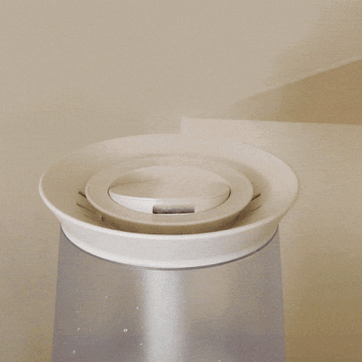 [듀플렉스] 이지클린 복합식 가습기 6L DP-AG60WH(아이보리) 신생아 아기 사무실 가열 절전