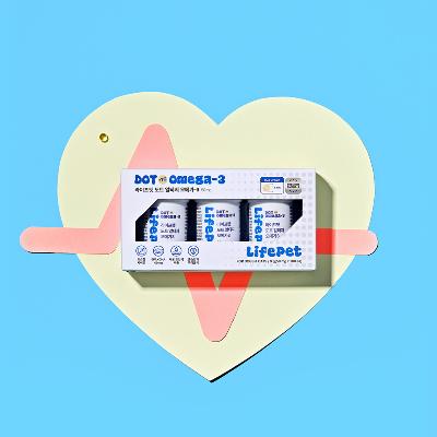 라이프펫 강아지 고양이 도트알티지 오메가3 50mg 180캡슐 국내최초 CSP용기