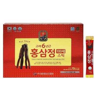 [대한홍삼진흥원] 고려 6년근 홍삼정 100세 스틱(10gx30포)/건강기능식품/간편섭취