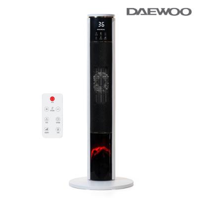 [대우] 불멍 PTC 타워형 리모컨 온풍기 DEH-PT2033R