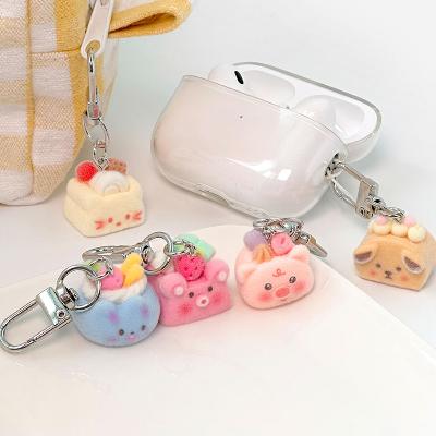 귀여운 미니 케이크 인형 키링 랜덤 / 핸드폰 에어팟 가방 장식 열쇠고리 키홀더