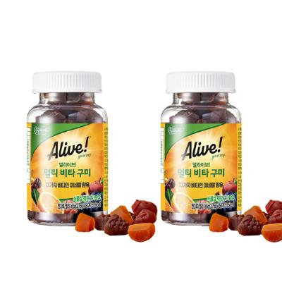 [얼라이브] 멀티비타민 구미 60구미 x 2병