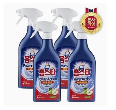 홈스타 파워액션 욕실용 세정제 500mlx4개