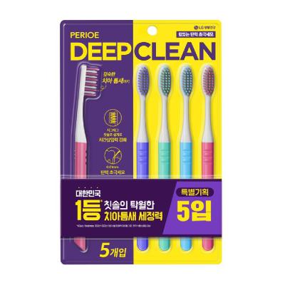 페리오 딥클린 초극세모 칫솔 5입x6개