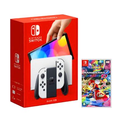 ★선착순 특가★  [닌텐도] 스위치 OLED (화이트) + 마리오카트 타이틀