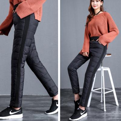 100% 오리털 여성 패딩 바지