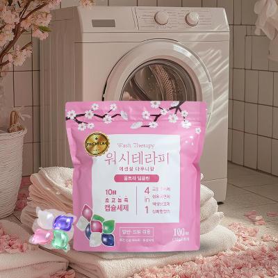 워시테라피 4in1 캡슐 세제 일반 드럼 겸용 100개입
