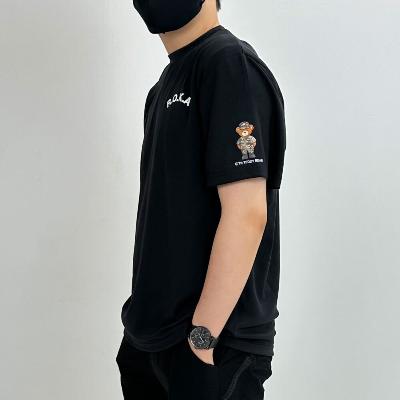 [테디베어] 남녀공용 쿨링 ROKA 로카 밀리터리 소매로고 남여공용 반팔티셔츠