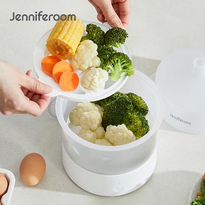 [제니퍼룸] 말하는 스마트 에그보일러(계란찜기) 2단 JR-EB2722WH