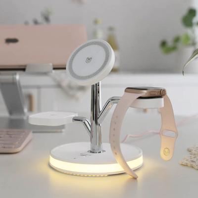 ★한판특가★[머레이] 트리몰드 무드등 맥세이프 3in1 맥세이프 무선충전기 TRI-10-DUO