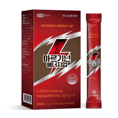 코오롱제약 아르기닌 에너지업 15포 x 2개 (총 30포)
