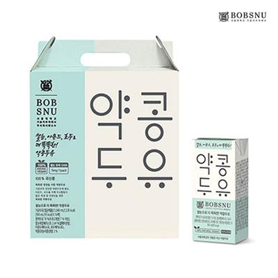 [밥스누] 쌀눈으로 더 똑똑한 약콩두유 190mL × 16개입