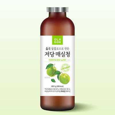 [옳곡] 저당 매실청 600g