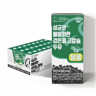 [성균관] 뼈를 위한 검은콩 고칼슘 두유 달콩 190ml x 24팩