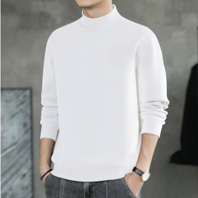 남성 하프넥 소프트웜 반목 기모 긴팔티