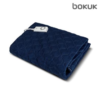 [보국] 에어셀 피치스킨 전기요 네이비 홀릭_싱글 BKB-2608S