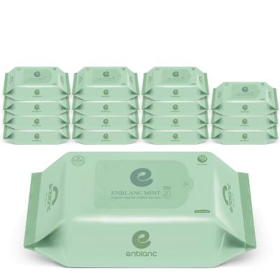[앙블랑] 세이프 민트 휴대리필형 20매X16팩 (58gsm)