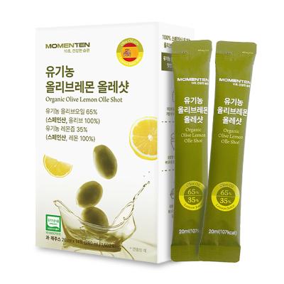 모먼튼 유기농 올리브레몬 올레샷 14포 1박스 엑스트라버진 올리브오일 레몬즙