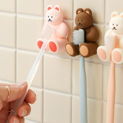 로마네 도낫도낫 귀여운 칫솔걸이 실리콘 / 인테리어 소품 선물