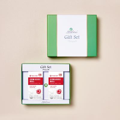 [네츄럴메이드] 리포좀 비타민C 플러스 선물세트 (60정x2개)/쇼핑백/비타민C/비타민D/아연을 한꺼번에 섭취