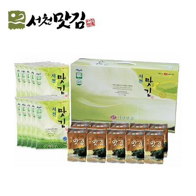 서천맛김 전장김22g*10봉+식탁김13g*10봉