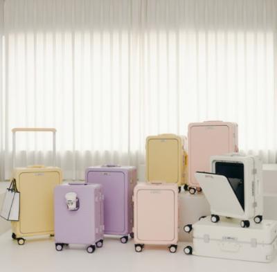 [베르만]  와이드 핸들 캐리어 20인치