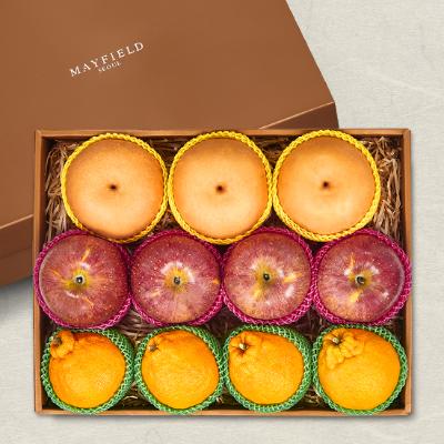 [메이필드호텔]골든후르츠 국산 과일세트(사과4+배3+한라봉4)11입/4.9kg