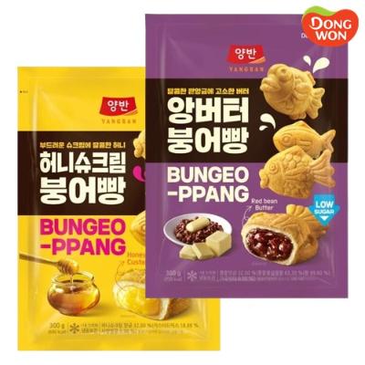 [동원] 양반 앙버터 허니슈크림 붕어빵 택1 300g x 3개