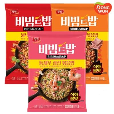[동원] 비빔드밥 통새우삼선_참치김치_매콤불낙지 볶음밥 3종