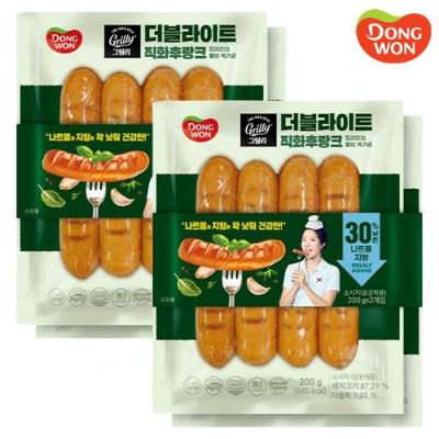 [동원] 그릴리 더블라이트 직화후랑크 200g x 4봉 [003843784]