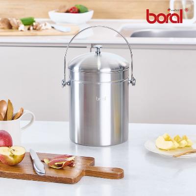 보랄 스테인레스 음식물 쓰레기통 BR-500L