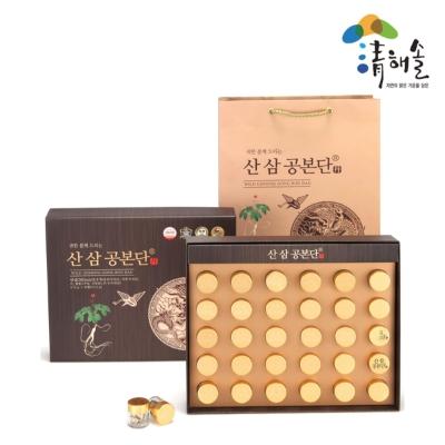 [청해솔] 산삼공본단(3.75gx30환)+쇼핑백
