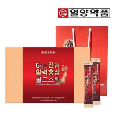 [일양약품] 6년근 진활력홍삼 골드스틱 10gx30포