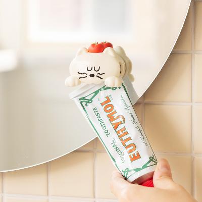 로마네 브런치브라더 모그리 치약 걸이 / 귀여운 인테리어 소품 욕실 거치 선물