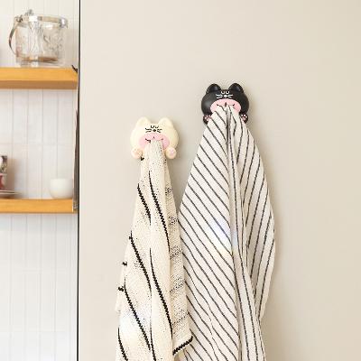 로마네 브런치브라더 모그리 수건 걸이 수건 꽂이 / 귀여운 인테리어 소품 욕실 거치 선물