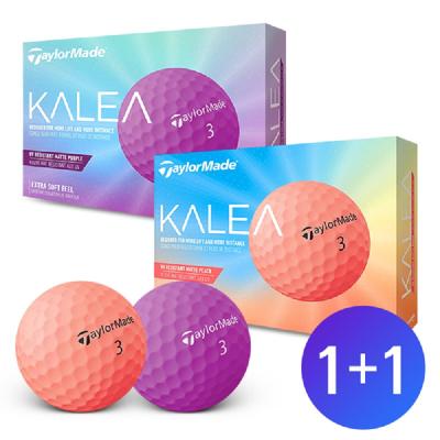 [1+1][테일러메이드] 칼레아 무광 컬러 골프공 (2피스 / 24구) 