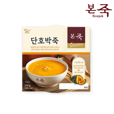 [본죽] 간편조리 냉장 단호박죽 270g 8개입