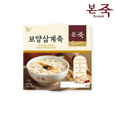 [본죽] 간편조리 냉장 보양삼계죽 270g 8개입
