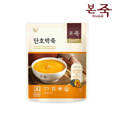 [본죽] 호박죽 파우치330g 6개입