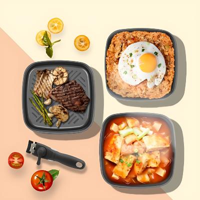 자이글 IH쿠커세트(냄비+그릴팬+프라이팬) 악세사리 최다구성