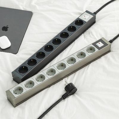 스윗홈 고용량 알루미늄 납작 멀티탭 과부하차단 8구 1.5m 컬러 10종