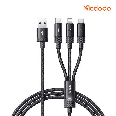 맥도도 3in1 LED 멀티 충전 케이블 [C타입&8핀&마이크로 5핀]