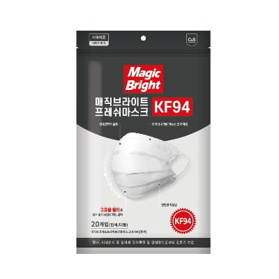 매직브라이트 KF94 덴탈형 프레쉬마스크 20매입 X 5개