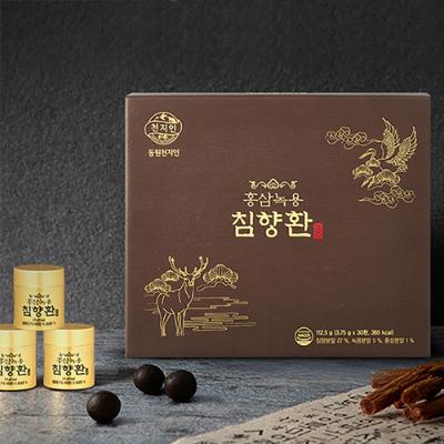 [동원천지인] 홍삼녹용 침향환(3.75gx30환)쇼핑백동봉