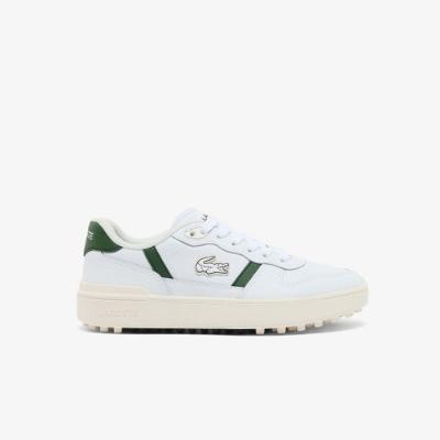 라코스테 여성 T-Clip Golf 레더 Golf Shoes-RZ0186W55N082/270mm